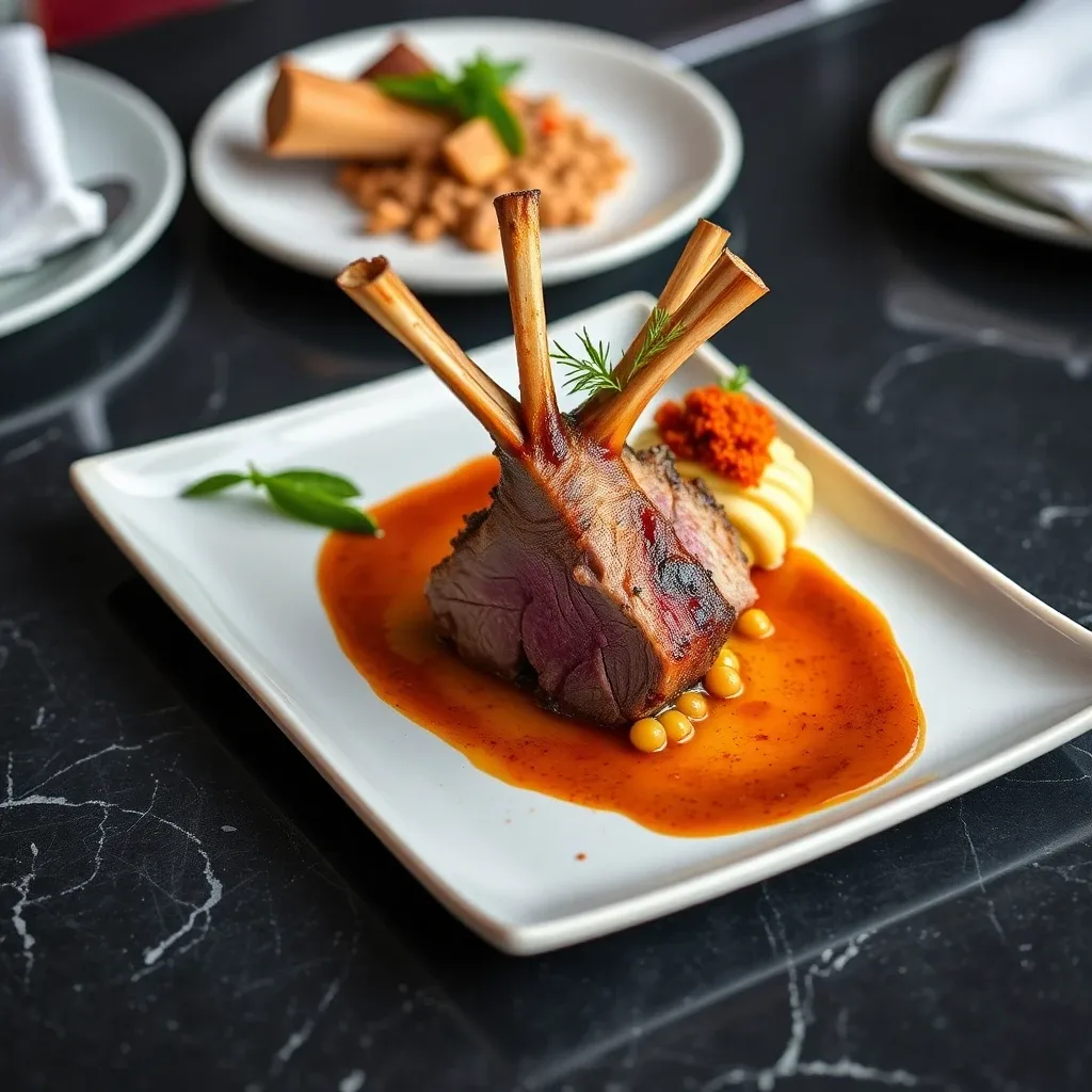 Roasted Rack of Colorado Lamb